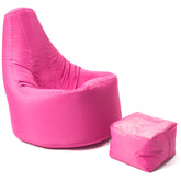 Large Beanbag Chair with Footstool